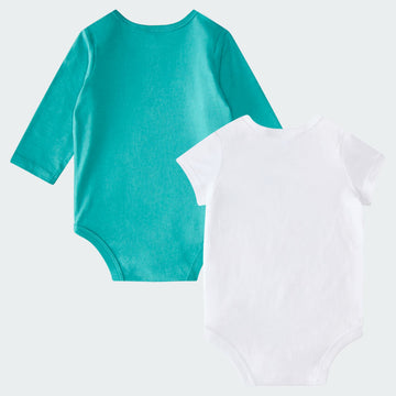 Talla 6 a  9 meses - kids'  3-piece linear logo bodyshirt & pant set