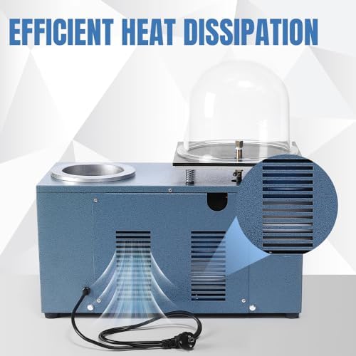 lakimi Vacuum Investing Casting Machine 2L   Vacuum Machine with 3 CFM Pump & Bell Jar for Jewelry Casting Molds Processing CM01 110V LK CM01