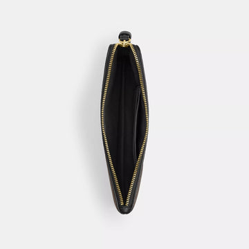 large corner zip wristlet in signature canvas