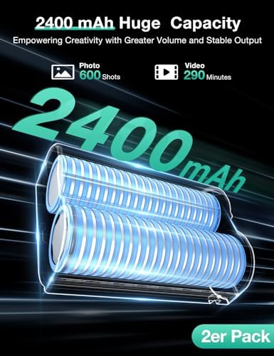 llano 2 Pack EN EL15C USB C Batteries and 18W Fast Charger for Nikon Z8 ZR  ZF  Z5II  Z6III  D850  Z7II  Z7  Z6II  Z6  D7500  D500  D7200  D810A  D810  2400mAh High Capacity  Smart Digital Display