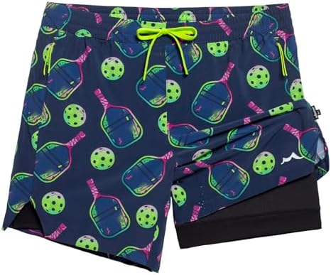 maamgic Mens Athletic Running Shorts with Liner Ultra Lightweight Workout Shorts 5/ 7