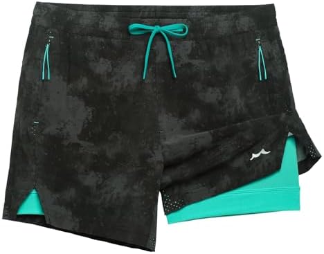 maamgic Mens Athletic Running Shorts with Liner Ultra Lightweight Workout Shorts 5/ 7