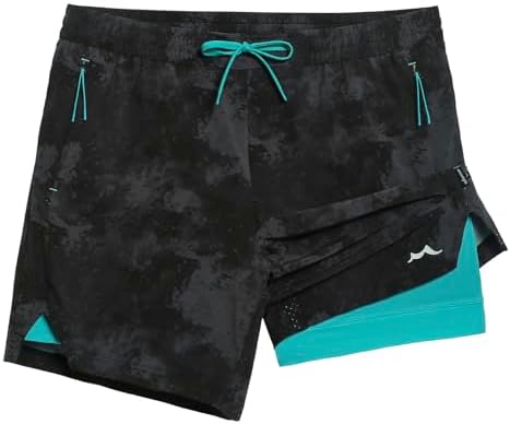 maamgic Mens Athletic Running Shorts with Liner Ultra Lightweight Workout Shorts 5/ 7