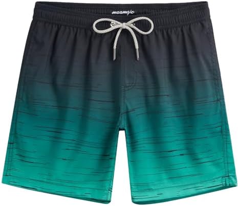 TALLA L  - maamgic Mens Swim Trunks Quick Dry Swim Shorts with Mesh Lining Funny Swimwear Bathing Suits 7inch