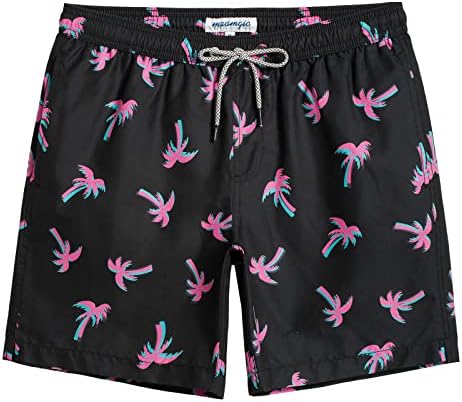 TALLA L  - maamgic Mens Swim Trunks Quick Dry Swim Shorts with Mesh Lining Funny Swimwear Bathing Suits 7inch