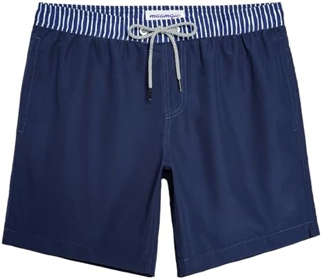 TALLA L  - maamgic Mens Swim Trunks Quick Dry Swim Shorts with Mesh Lining Funny Swimwear Bathing Suits 7inch