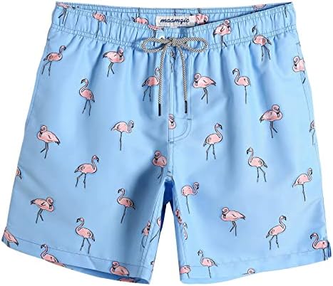 TALLA L  - maamgic Mens Swim Trunks Quick Dry Swim Shorts with Mesh Lining Funny Swimwear Bathing Suits 7inch