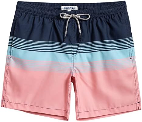 TALLA L  - maamgic Mens Swim Trunks Quick Dry Swim Shorts with Mesh Lining Funny Swimwear Bathing Suits 7inch