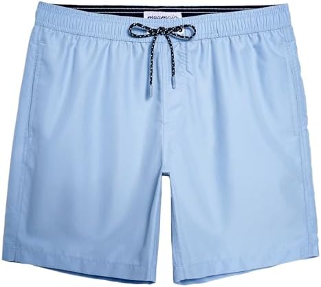 TALLA L  - maamgic Mens Swim Trunks Quick Dry Swim Shorts with Mesh Lining Funny Swimwear Bathing Suits 7inch