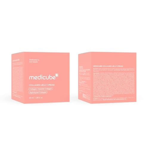 medicube Collagen Jelly Cream  Niacinamide & Freeze Dried Hydrolyzed Collagen   Boosts skins barrier hydration and gives 24h Glow & Lifted Look   Korean skincare  1 69 Fl Oz  Pack of 1