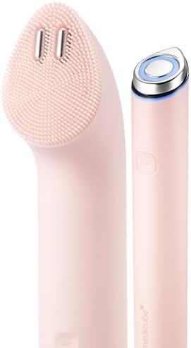 medicube Mini Booster Pro Plus Face Roller Device Set   2 in 1 Massage & Skincare Device   Jawline Care & Depuffing   Face & Body Massager with 3 Vibration Modes   Korean Facial Device  Pink