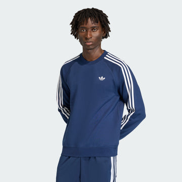 men s  3 stripes crew sweatshirt