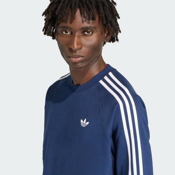 men s  3 stripes crew sweatshirt