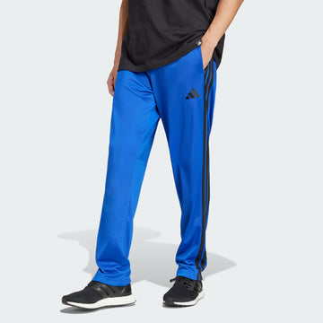 men s  3 stripes tricot regular fit open hem track pants
