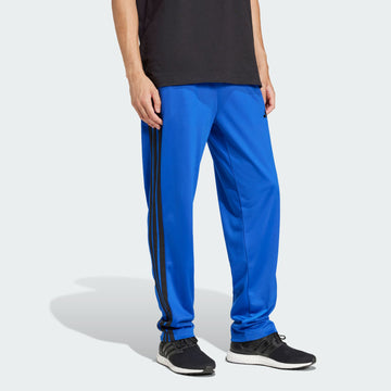 men s  3 stripes tricot regular fit open hem track pants