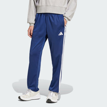 men s  3 stripes tricot regular fit open hem track pants