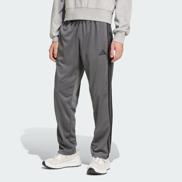 men s  3 stripes tricot regular fit open hem track pants