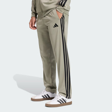 Talla M, men s  3 stripes tricot regular fit open hem track pants
