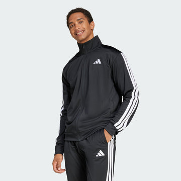 men s  3 stripes tricot regular track jacket