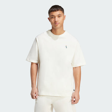 men s  dog sock patch graphic tee