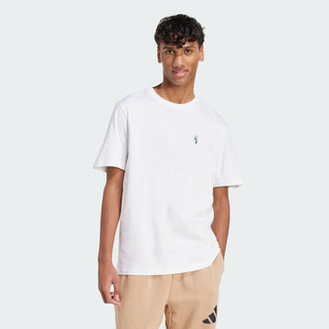 men s  dog sock patch graphic tee, TALLA XXLARGE