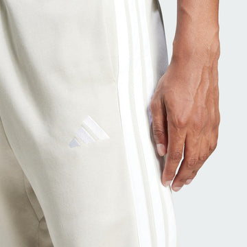 men s  essentials 3 stripes fleece pants