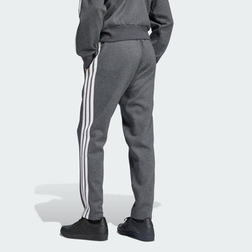 men s  essentials 3 stripes open hem fleece pants