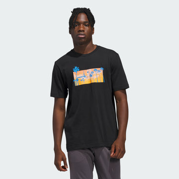 Talla S - men s  summer sunset graphic t shirt