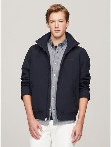 men s hilfiger water resistant windbreaker