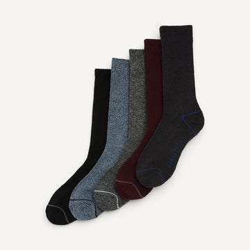 mens crew socks  5 pack