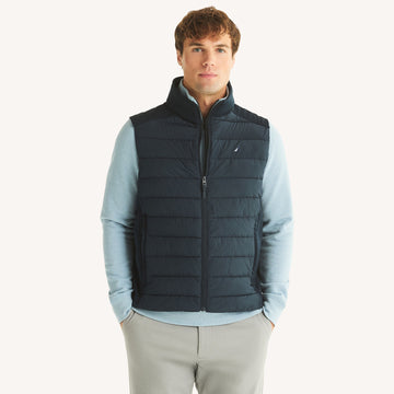 Talla L - mens mixed media vest