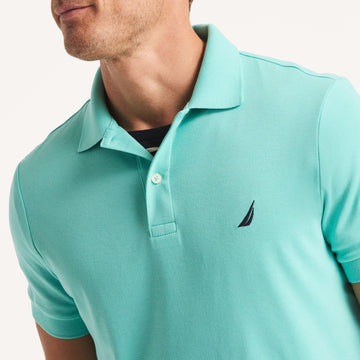 mens slim fit interlock polo, Talla XXL