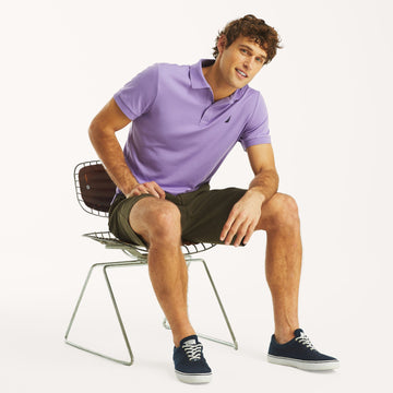 mens slim fit interlock polo, Talla XXL