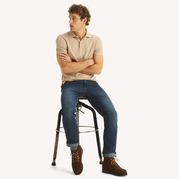 mens slim fit interlock polo, Talla XXL