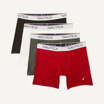 mens stretch performance boxer briefs  4 pack