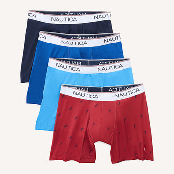 mens stretch performance boxer briefs  4 pack