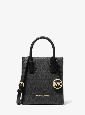 mercer extra small logo and leather crossbody bag