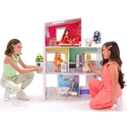 mgae   Rainbow High Townhouse   3 Story Wood Dollhouse Playset  4183