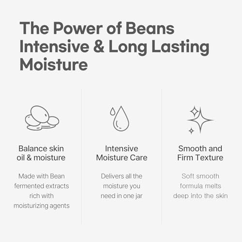 mixsoon Bean Glass Skin Duo Facial Moisturizer Fermented Bean Skincare Routine Bean Essence 50ml   Bean Cream 50ml 3 38 Fl  Oz / 100ml Korean Glass Skin Care