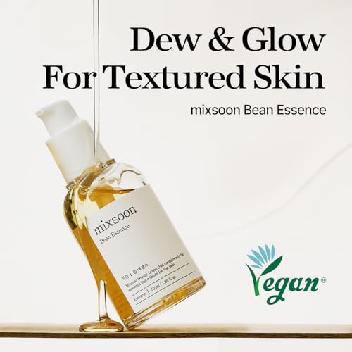 mixsoon Bean Glass Skin Duo Facial Moisturizer Fermented Bean Skincare Routine Bean Essence 50ml   Bean Cream 50ml 3 38 Fl  Oz / 100ml Korean Glass Skin Care