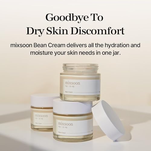 mixsoon Bean Glass Skin Duo Facial Moisturizer Fermented Bean Skincare Routine Bean Essence 50ml   Bean Cream 50ml 3 38 Fl  Oz / 100ml Korean Glass Skin Care