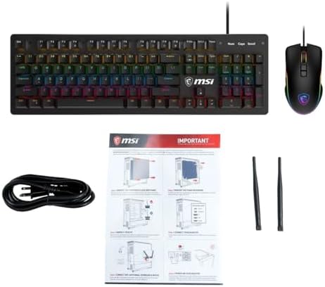 msi Aegis ZS2 Gaming Desktop PC  AMD Ryzen 9 9900X 12 Core  NVIDIA GeForce RTX 5080 16GB GDDR6  64GB DDR5 RAM  2TB SSD  Liquid Cooling  Gaming Mouse & Mechanical Keyboard  Wi Fi 7  Windows 11 Home