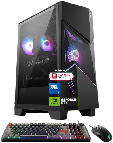 msi Codex R2 AI Gaming Desktop  Intel Ultra 7 265  Geforce RTX 5060Ti  32GB DDR5  1TB m 2 NVMe SSD  80  Gold PSU  WiFi 7  Air Cooling  Windows 11 Home  A2NVM7 455US