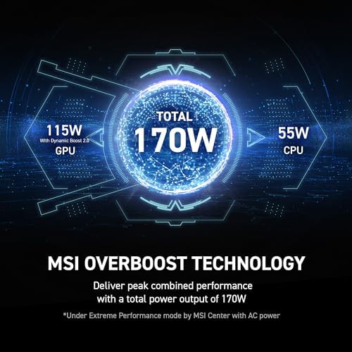 msi Crosshair A16 HX 16  QHD  240Hz Gaming Laptop   AMD Ryzen 9 8940HX  NVIDIA GeForce RTX 5060  16GB DDR5  1TB NVMe SSD  Wi Fi 6E  USB C  Windows 11 D8WFKG 090US