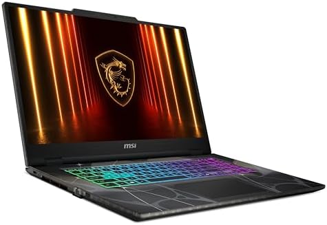 msi Cyborg 17 17 3 FHD 144Hz Gaming Laptop  Intel Core 7 240H  NVIDIA Geforce RTX 5060  16GB DDR5  1TB NVMe SSD  Type C  Wi Fi 6E  Win 11 Home  Translucent Black B2RWFKG 074US