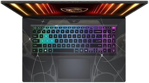 msi Cyborg 17 17 3 FHD 144Hz Gaming Laptop  Intel Core 7 240H  NVIDIA Geforce RTX 5060  16GB DDR5  1TB NVMe SSD  Type C  Wi Fi 6E  Win 11 Home  Translucent Black B2RWFKG 074US