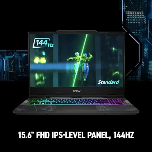 msi Cyborg A15 AI 15 6  FHD 144Hz Thin & Light Gaming Laptop   Ryzen 7 260  GeForce RTX 5050  16GB DDR5  1TB SSD  Portable Design  Wi Fi 6E  Windows 11 B2HWEKG 074US