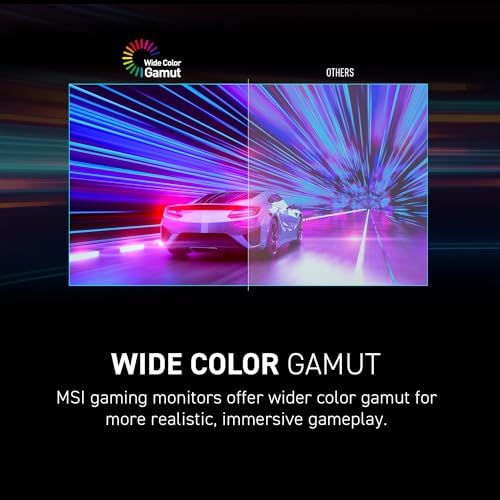 msi G242L E14 24 inch 1920 x 1080  FHD  Gaming Monitor  144Hz  AMD FreeSync  HDMI  DisplayPort  VESA  Tilt  Height Adjustable  Speaker  1ms  Black