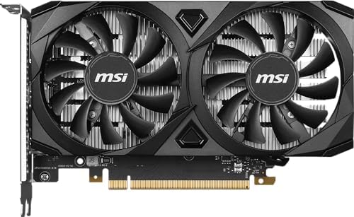 msi Gaming RTX 3050 Ventus 2X 6G OC Graphics Card  NVIDIA RTX 3050  96 Bit  Boost Clock  1492 MHz  6GB GDDR6 14 Gbps  HDMI/DP  Ampere Architecture