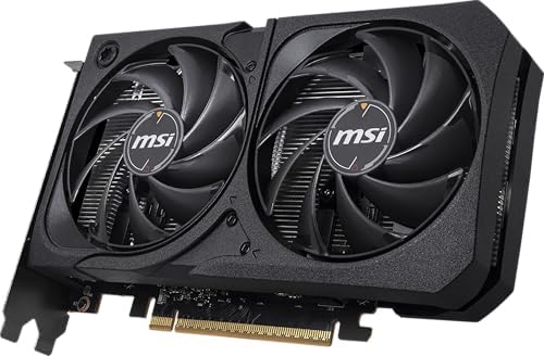 msi Gaming RTX 5050 8G Shadow 2X OC Graphics Card  8GB GDDR6 128 bit  Extreme Performance  2617 MHz  DisplayPort x3 2 1a  HDMI 2 1b  NVIDIA Blackwell Architecture 